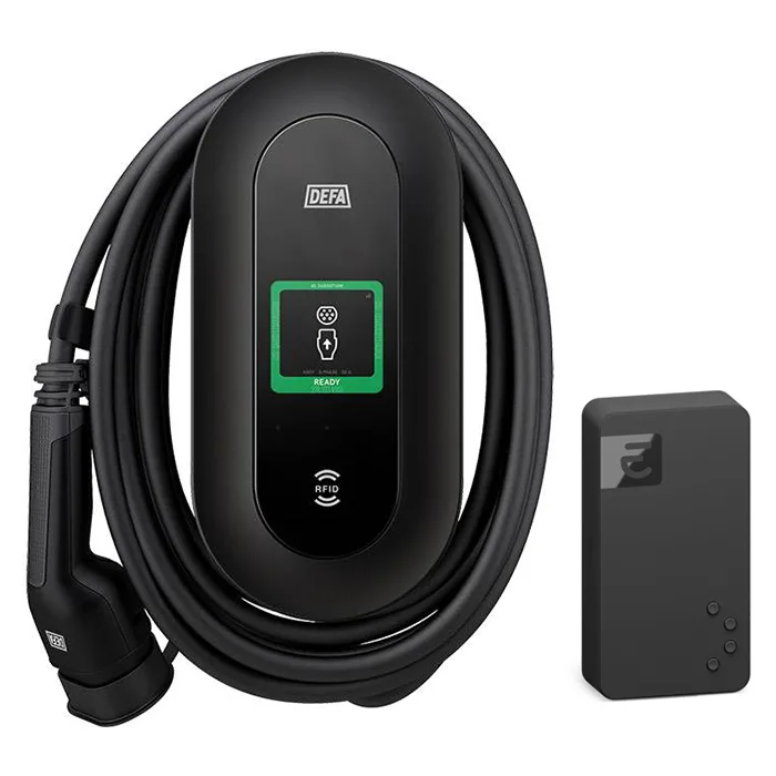 DEFA Power Solar ladestation 6 m. kabel 22kw