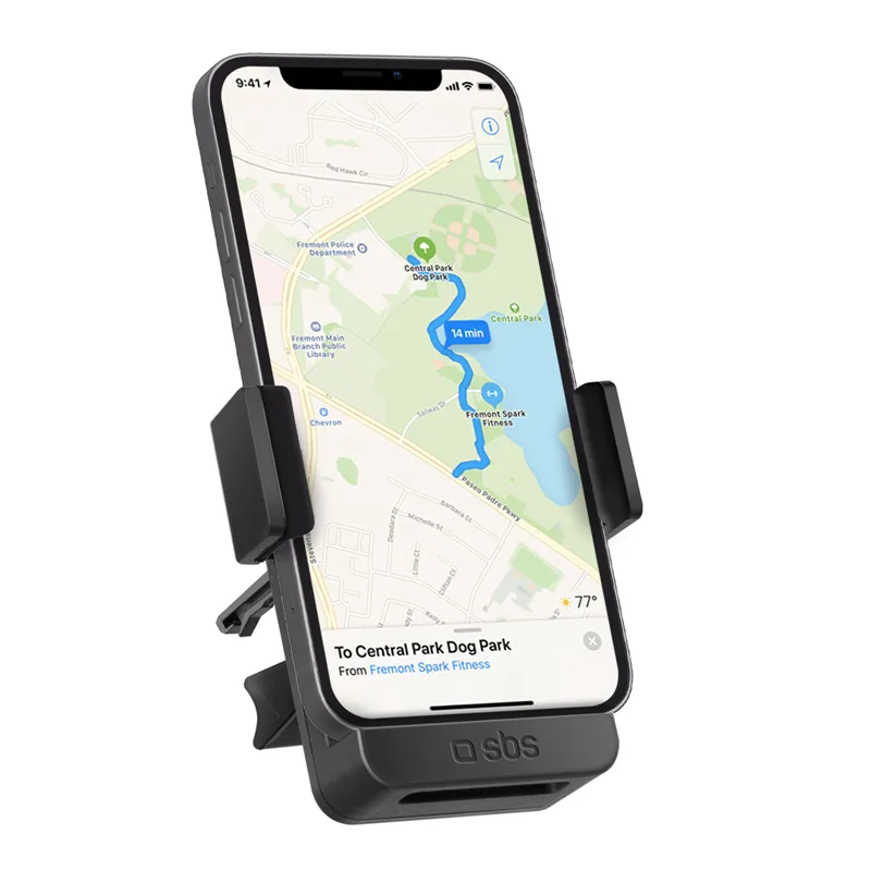 SBS Universel Freeway mobilholder til luftdyse - Sort