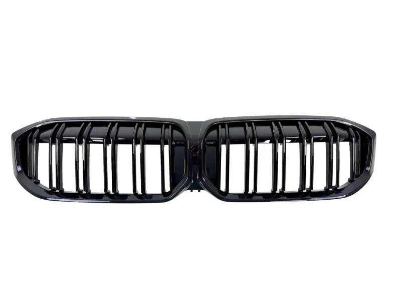 JOM Frontgrill dobbelt ribbe højglans sort til BMW 3 serie G20/G21 LCI, 07.2022-