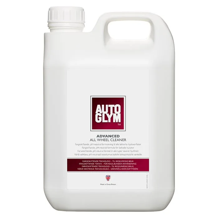 Autoglym Fælgrens / Advanced All Wheel cleaner, Syrefri 2,5 ltr