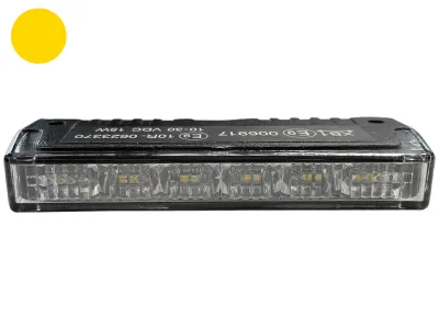 NR180 led flash 180° til frontgrill ell. spejl gul blink
