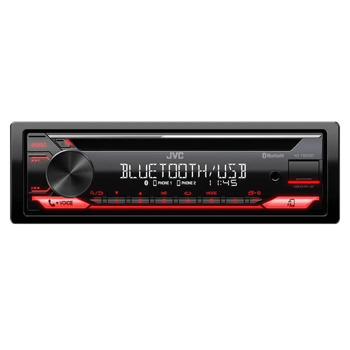 JVC KD-T822BT autoradio CD/RDS turner og Bluetooth