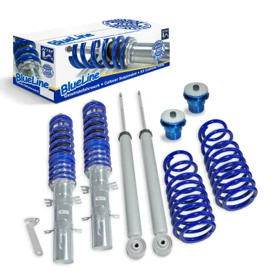 Blue Line - Gevindundervogn til VW Golf 4, Golf 4 Bora og Variant (1J) 1997-2006, ikke 4x4
