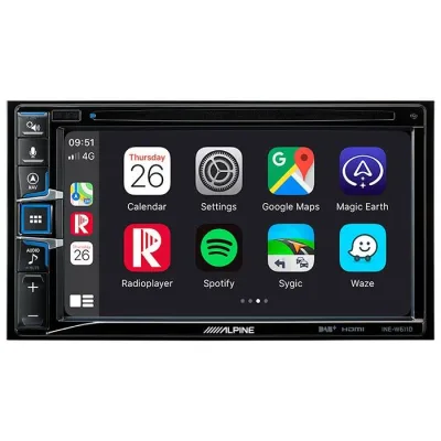Alpine INE-W611D 2DIN Multimedie Station med navigation