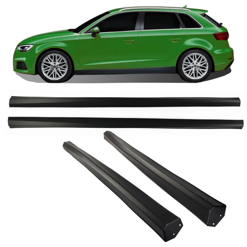 JOM Sideskørte til Audi A3 8V Facelift Sportback, 20162020