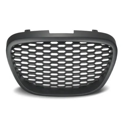 JOM Frontgrill med hony comb gitter sort til Seat Leon 1P årgang 2005-2009 - uden logo