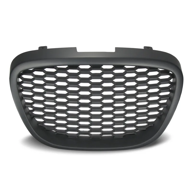 JOM Frontgrill med hony comb gitter sort til Seat Leon 1P årgang 2005-2009 - uden logo