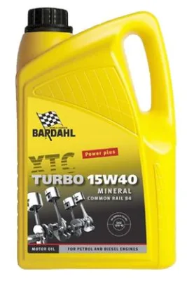 Bardahl Motorolie - XTC 15W/40 Turbo ( Mineralsk baseret )  5 ltr