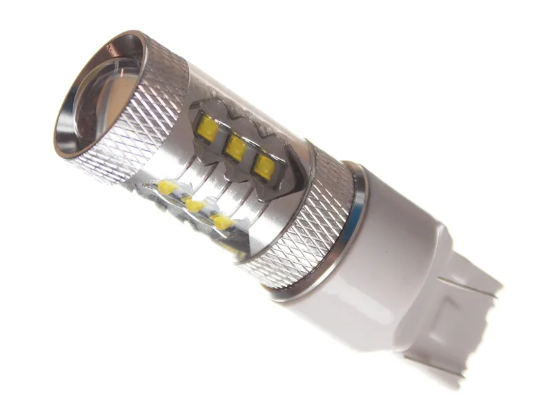 LED pære 80W CREE LED 10-30V - 7443 Canbus - Xenon hvid