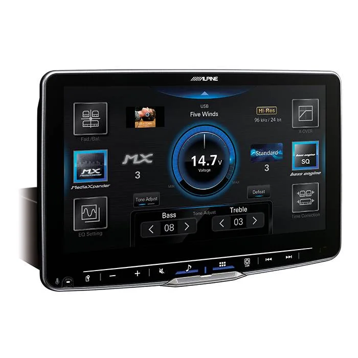 Alpine ILX-F905D HALO9 V2, trådløst Apple Carplay og Android Auto