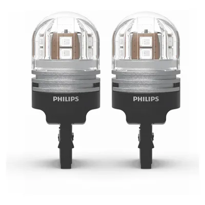 Philips Ultinon Pro7000 LED W21W Rød 12V - Sæt