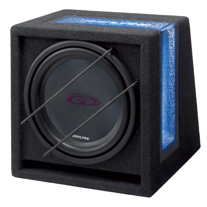Alpine SBG-1244BR 12" Subwoofer i kabinet 4 ohm