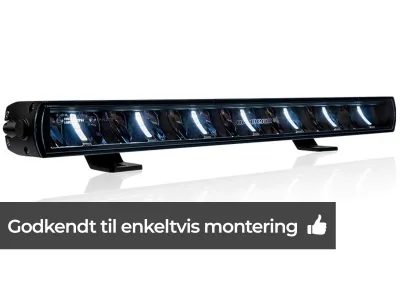 OPTIBEAM Super Captain One 600 Double Ref. - 534 mm LED fjernlysbar