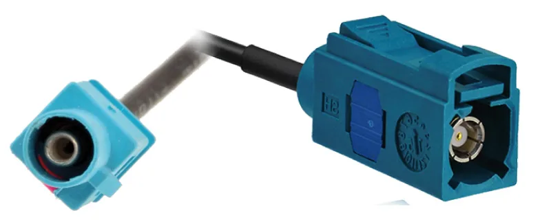 Adapterkabel for original kabel ved antenne, Fakra hun til Fakra han 120 cm