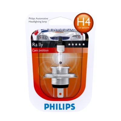 Philips Rally H4 100/90W 12V - 1 stk.