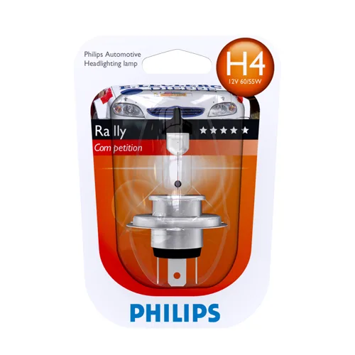 Philips Rally H4 100/90W 12V - 1 stk.