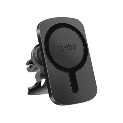 SBS magnetisk mobilholder og trådløs MagSafe oplader til luftdyse - Sort