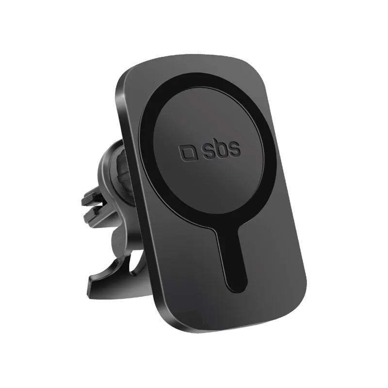 SBS magnetisk mobilholder og trådløs MagSafe oplader til luftdyse - Sort