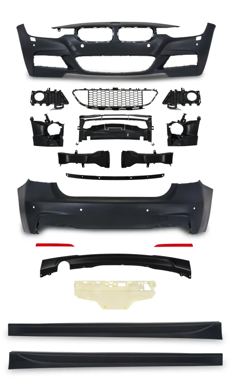 JOM Body kit til BMW 3 serie F30 LCI med PDC huller og HCS, Årgang 05.2015-