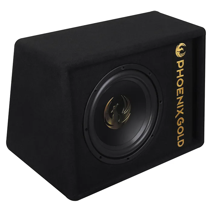 Phoenix Gold 10" aktiv Sub M. kabler & remote