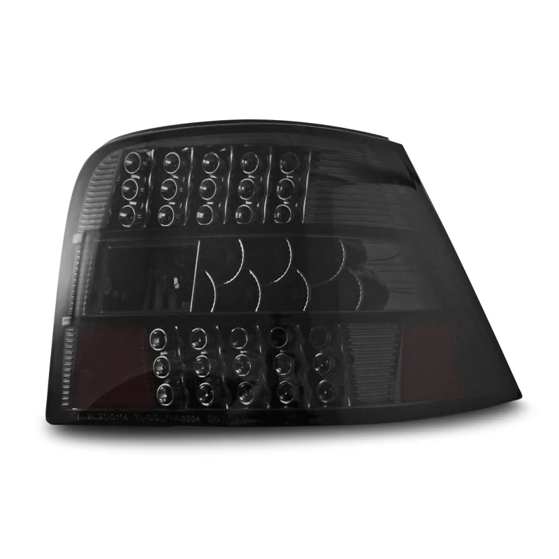 LED baglygter mørk sort til VW Golf 4 årgang 1997-2003