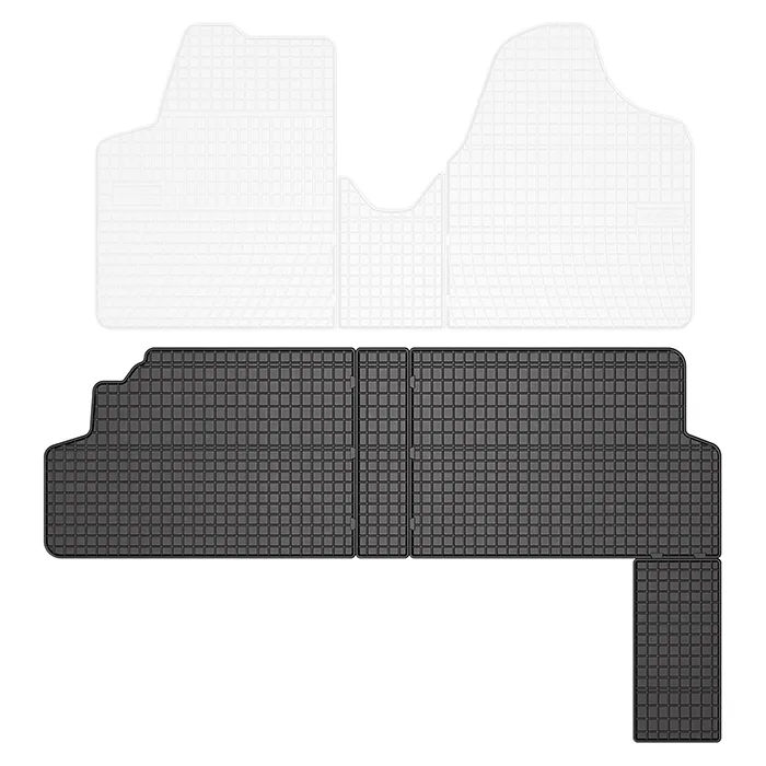 Gummimåtter Citroën Jumpy II van 07-16, Fiat Scudo II van 06-16, Peugeot Expert II van 06-16, Toyota Proace I van 13-16 2 række