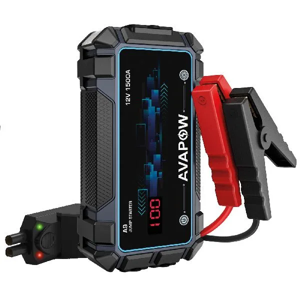Avapow A9 jump starter 12V, peak 1500Amp - 1170156