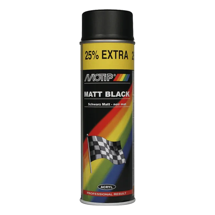 Motip universallak Sort mat - 500 ml.