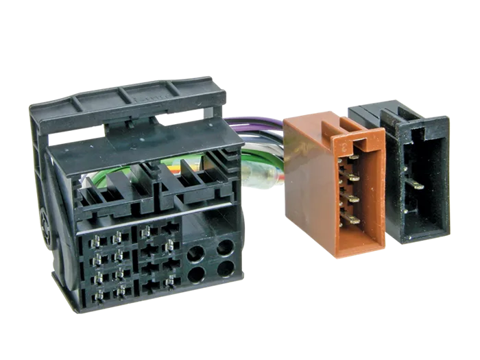 ISO stik - Audi/VW/Seat/Skoda med quadlock