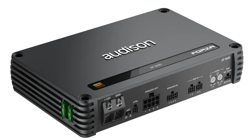 Audison Forza AF M4D  4-kanals forstærker, 4 × 260 W