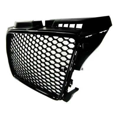JOM Frontgrill honeycomb i mat sort til Audi A3 8P årgang 2009-2012