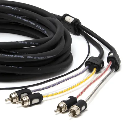 Connection BT4 250, 4 kanals RCA, 250 cm, High efficency kabel