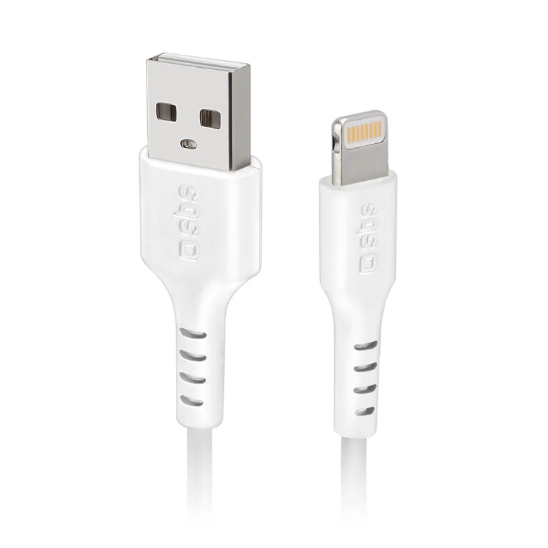 SBS Lightning kabel. 2m - Hvid