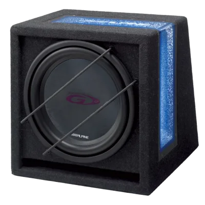 Alpine SBG-1224BR 12" Subwoofer i Kabinet 2 0HM