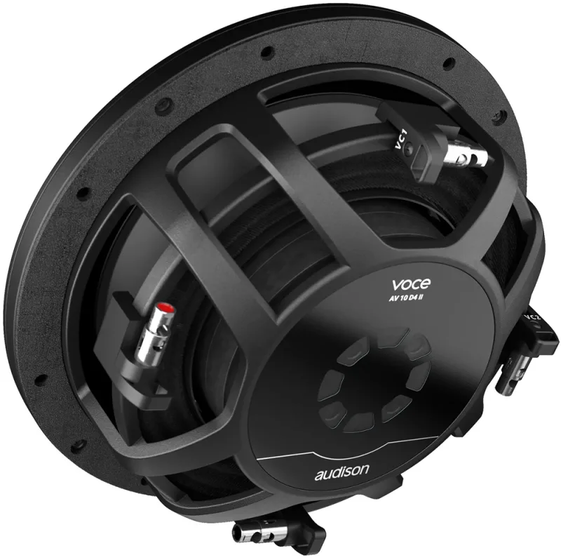 Audison Voce II AV10D4II - 10″ Slim High-End subwoofer, 4+4 Ω