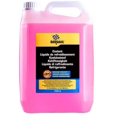 Bardahl Rød kølervæske (VW G12)+ 5 ltr