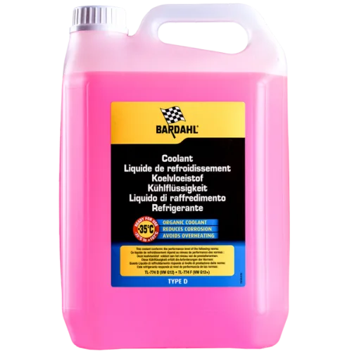 Bardahl Rød kølervæske (VW G12)+ 5 ltr