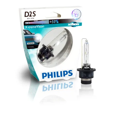 Philips D2S X-tremeVision Xenon 35W 12V+ 50% - 1 stk.